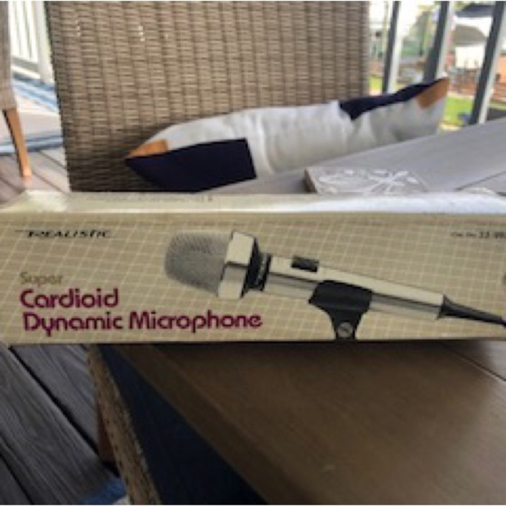 Vintage - Realistic Super Cardioid Dynamic Microphone No. 33-992D  professional